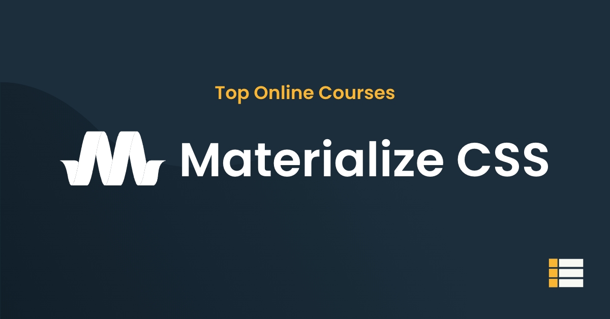materialize css courses