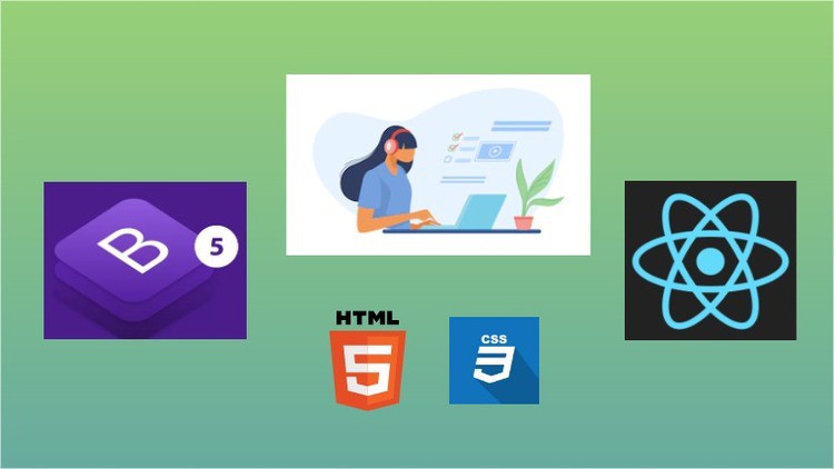 Master HTML5 Bootstrap5 & ReactJs From Scratch course thumbnail