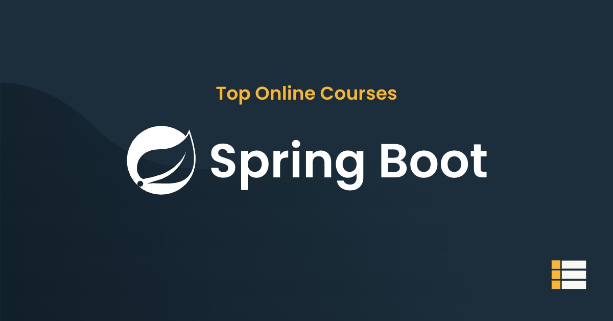 spring boot courses